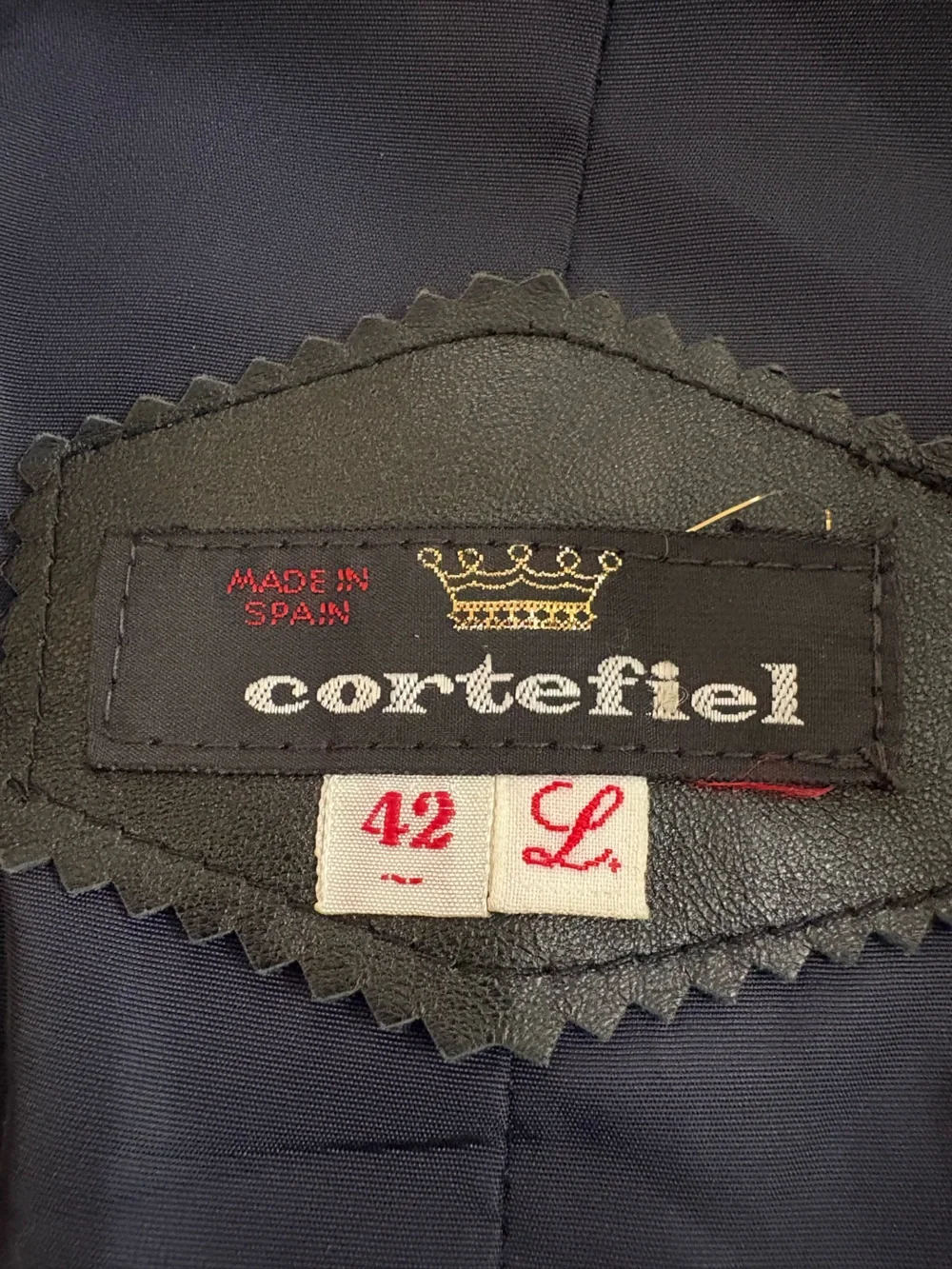 Vintage Cortefiel Men's Dark Navy Velvet Sport Coat - NWT SIZE 42L